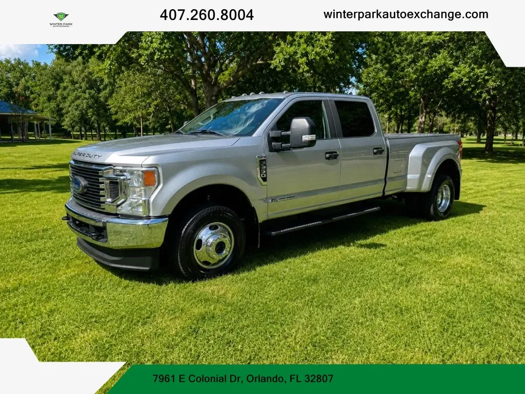 Gray 2020 Ford F350 Super Duty Crew Cab XL Pickup 4D 8 ft for sale in Orlando, FL
