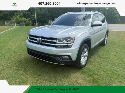 Silver 2019 Volkswagen Atlas SE w/Tech Pkg Sport Utility 4D for sale in Orlando, FL