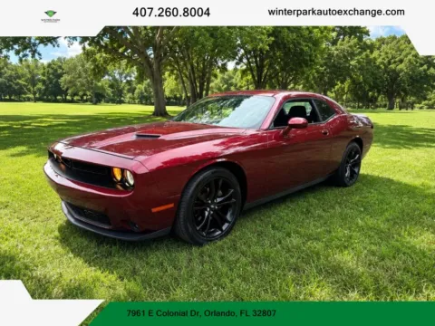 Red 2017 Dodge Challenger SXT Coupe 2D for sale in Orlando, FL