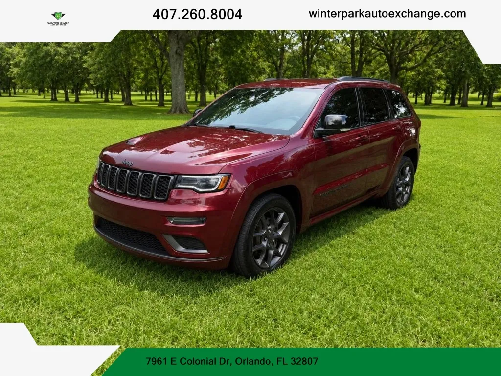 Red 2019 Jeep Grand Cherokee Limited X Sport Utility 4D for sale in Orlando, FL
