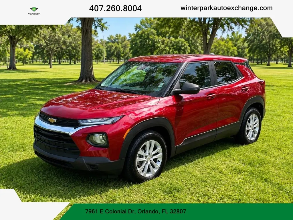 Red 2021 Chevrolet Trailblazer LS Sport Utility 4D for sale in Orlando, FL