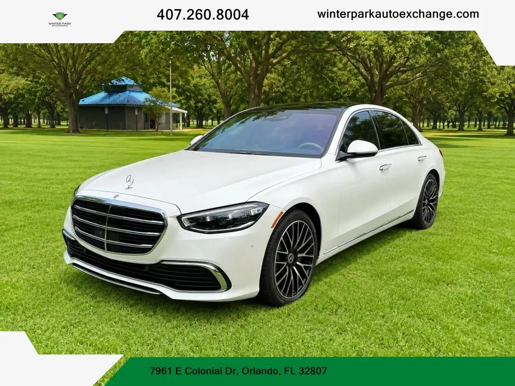 White 2022 Mercedes-Benz S-Class S 500 4MATIC Sedan 4D for sale in Orlando, FL