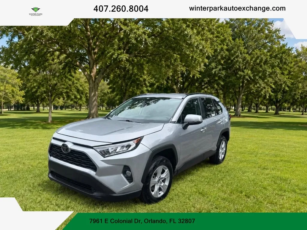 Gray 2021 Toyota RAV4 XLE Sport Utility 4D for sale in Orlando, FL