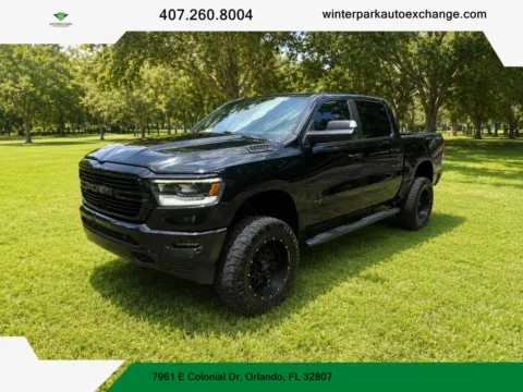 Black 2019 Ram 1500 Crew Cab Big Horn Pickup 4D 5 1/2 ft for sale in Orlando, FL
