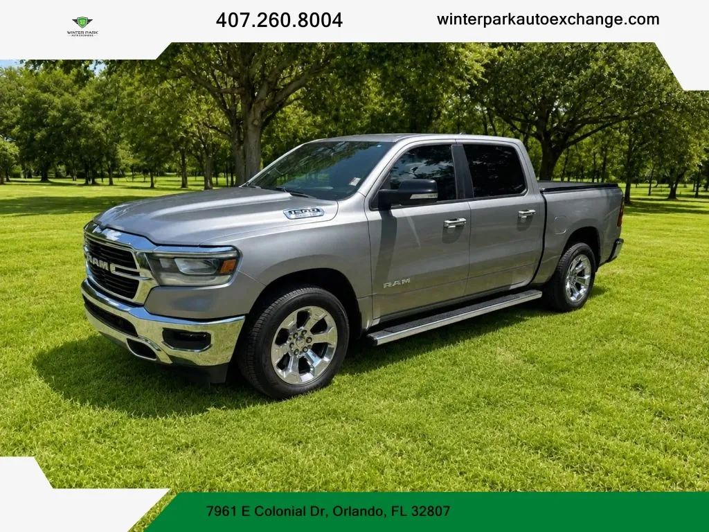 Gray 2019 Ram 1500 Crew Cab Big Horn Pickup 4D 5 1/2 ft for sale in Orlando, FL