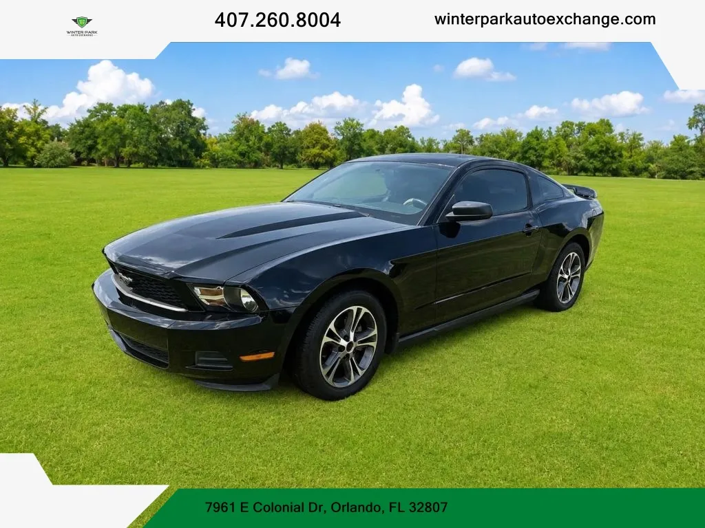 Black 2010 Ford Mustang Coupe 2D for sale in Orlando, FL