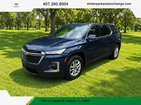 Blue 2022 Chevrolet Traverse LS Sport Utility 4D for sale in Orlando, FL