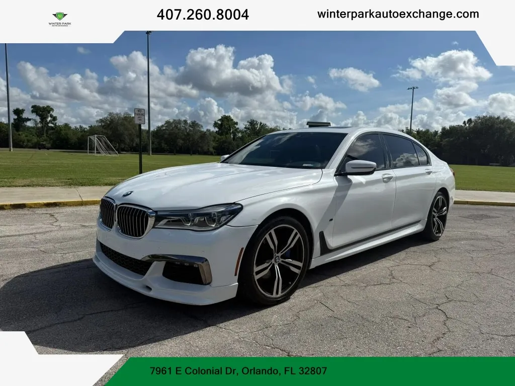 White 2017 BMW 7 Series 740i Sedan 4D for sale in Orlando, FL