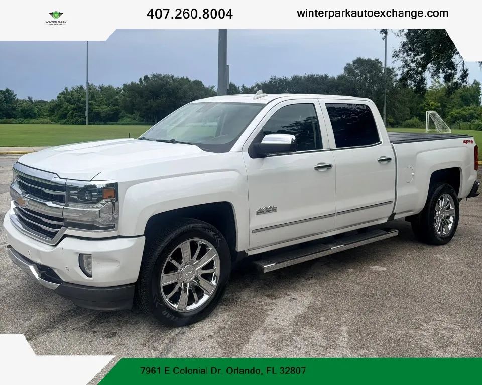 2018 Chevrolet Silverado 1500 Crew Cab High Country Pickup 4D 6 1/2 ft for sale in Orlando, FL