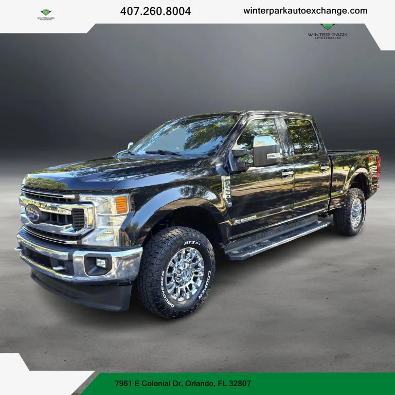 Black 2020 Ford F250 Super Duty Crew Cab XLT Pickup 4D 6 3/4 ft for sale in Orlando, FL