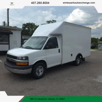 Blue 2017 Chevrolet Express Commercial Cutaway Cutaway Van 2D for sale in Orlando, FL