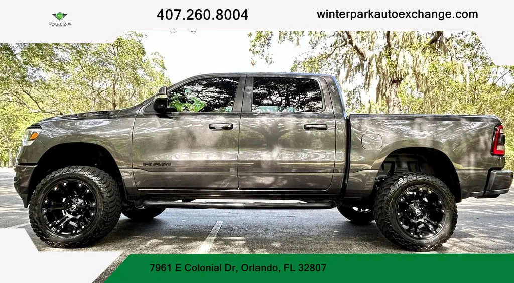 Gray 2020 Ram 1500 Crew Cab Big Horn Pickup 4D 5 1/2 ft for sale in Orlando, FL