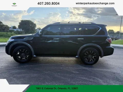 Red 2017 Nissan Armada Platinum Sport Utility 4D for sale in Orlando, FL
