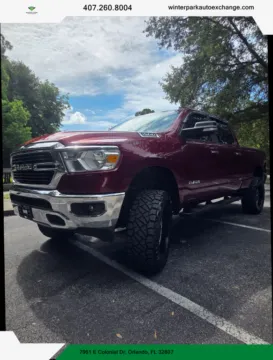 Silver 2020 Ram 1500 Crew Cab Big Horn Pickup 4D 6 1/3 ft for sale in Orlando, FL