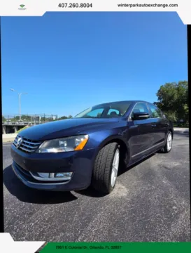 Black 2014 Volkswagen Passat 1.8T SEL Premium Sedan 4D for sale in Orlando, FL