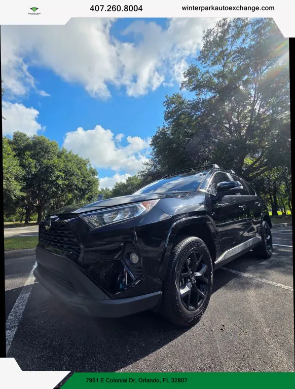 Green 2021 Toyota RAV4 XLE Sport Utility 4D for sale in Orlando, FL