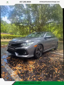 Beige 2019 Honda Civic EX Hatchback 4D for sale in Orlando, FL