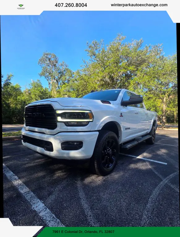 Silver 2020 Ram 2500 Crew Cab Laramie Pickup 4D 6 1/3 ft for sale in Orlando, FL