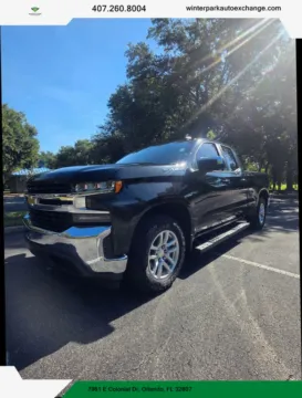 Blue 2020 Chevrolet Silverado 1500 Double Cab LT Pickup 4D 6 1/2 ft for sale in Orlando, FL