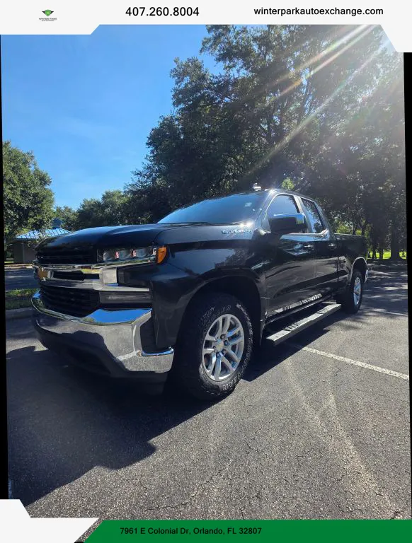 Blue 2020 Chevrolet Silverado 1500 Double Cab LT Pickup 4D 6 1/2 ft for sale in Orlando, FL