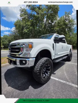 Silver 2020 Ford F250 Super Duty Crew Cab Lariat Pickup 4D 6 3/4 ft for sale in Orlando, FL