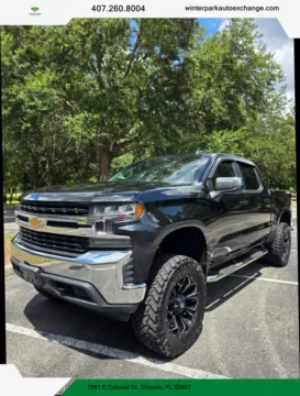 Blue 2020 Chevrolet Silverado 1500 Crew Cab LT Pickup 4D 5 3/4 ft for sale in Orlando, FL
