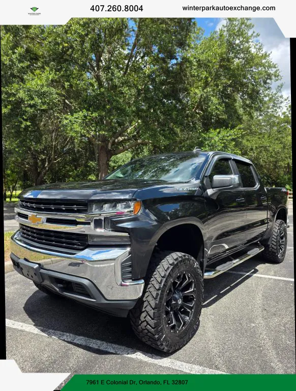 Blue 2020 Chevrolet Silverado 1500 Crew Cab LT Pickup 4D 5 3/4 ft for sale in Orlando, FL