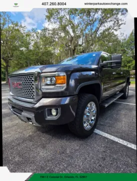 Blue 2016 GMC Sierra 2500 HD Crew Cab Denali Pickup 4D 6 1/2 ft for sale in Orlando, FL