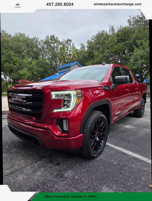 Blue 2021 GMC Sierra 1500 Crew Cab Elevation Pickup 4D 5 3/4 ft for sale in Orlando, FL