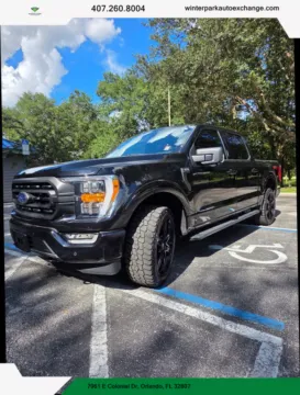 Gray 2022 Ford F-150 SuperCrew Cab XLT Pickup 4D 5 1/2 ft for sale in Orlando, FL