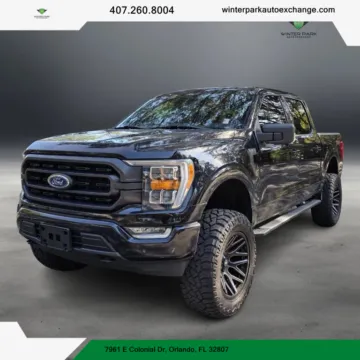 Gray 2022 Ford F-150 SuperCrew Cab XLT Pickup 4D 5 1/2 ft for sale in Orlando, FL