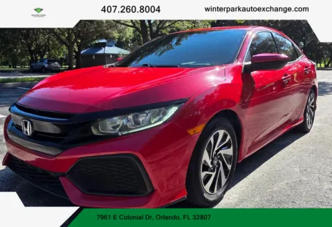 Beige 2019 Honda Civic LX Hatchback 4D for sale in Orlando, FL