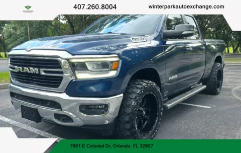 Silver 2019 Ram 1500 Quad Cab Big Horn Pickup 4D 6 1/3 ft for sale in Orlando, FL