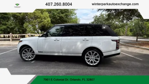 White 2016 Land Rover Range Rover Supercharged LWB Sport Utility 4D for sale in Orlando, FL
