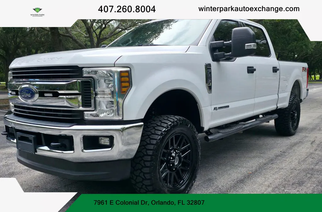 Blue 2019 Ford F250 Super Duty Crew Cab XLT Pickup 4D 6 3/4 ft for sale in Orlando, FL