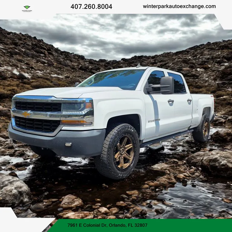Red 2018 Chevrolet Silverado 1500 Crew Cab Work Truck Pickup 4D 6 1/2 ft for sale in Orlando, FL