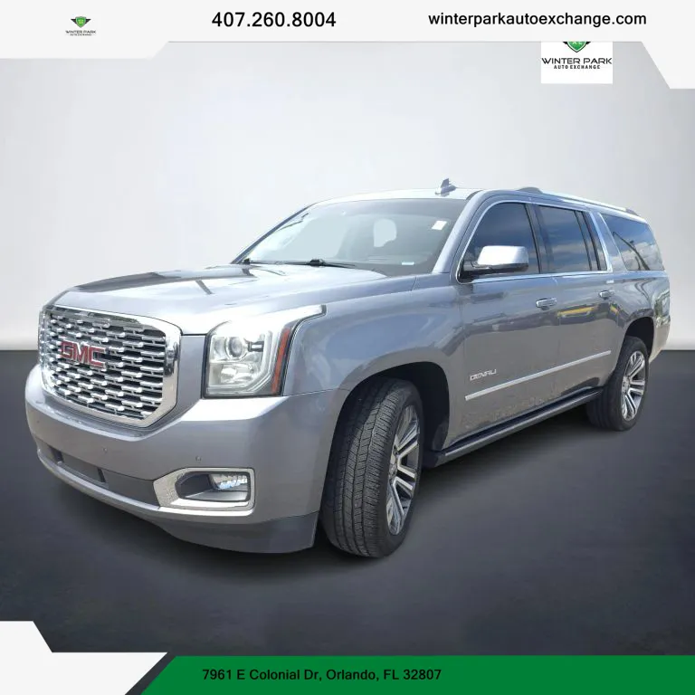 Blue 2018 GMC Yukon XL Denali Sport Utility 4D for sale in Orlando, FL