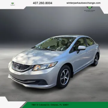 Silver 2015 Honda Civic SE Sedan 4D for sale in Orlando, FL