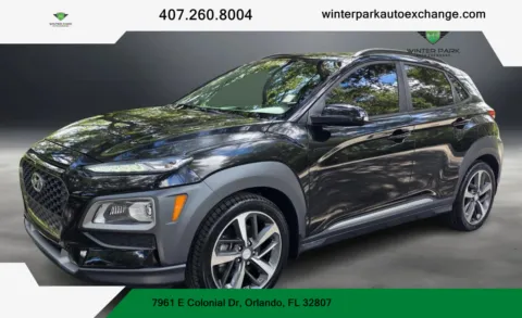 Black 2020 Hyundai Kona Limited Sport Utility 4D for sale in Orlando, FL