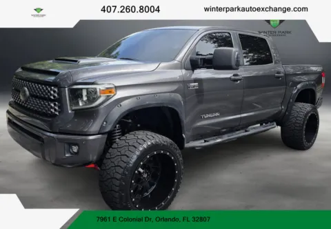 Red 2018 Toyota Tundra CrewMax SR5 Pickup 4D 5 1/2 ft for sale in Orlando, FL