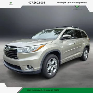 Red 2016 Toyota Highlander Limited Platinum Sport Utility 4D for sale in Orlando, FL