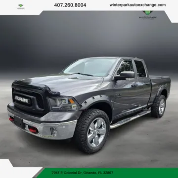 Beige 2017 Ram 1500 Quad Cab Big Horn Pickup 4D 6 1/3 ft for sale in Orlando, FL