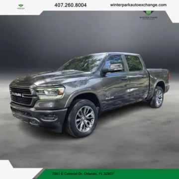 Silver 2020 Ram 1500 Crew Cab Laramie Pickup 4D 5 1/2 ft for sale in Orlando, FL