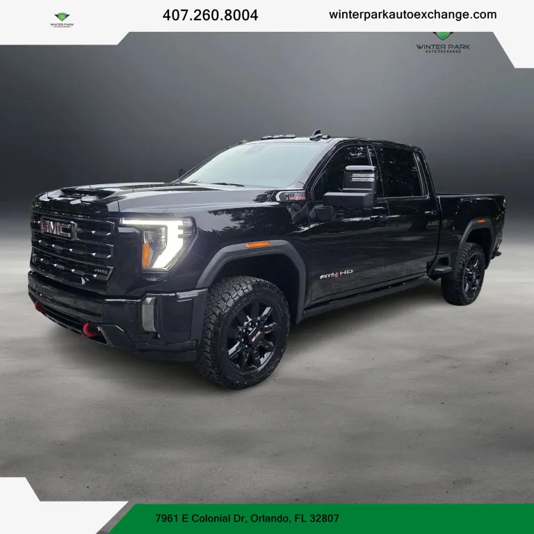 Blue 2024 GMC Sierra 2500 HD Crew Cab AT4 Pickup 4D 6 1/2 ft for sale in Orlando, FL