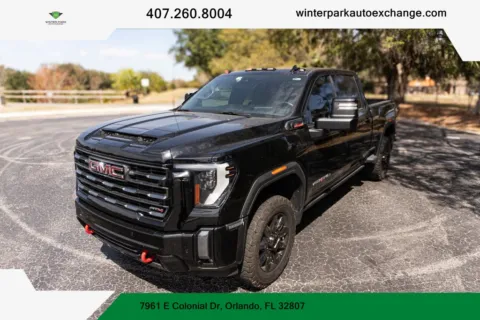 Blue 2024 GMC Sierra 2500 HD Crew Cab AT4 Pickup 4D 6 1/2 ft for sale in Orlando, FL