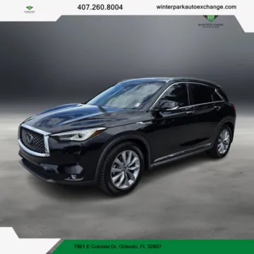 Black 2019 INFINITI QX50 Luxe Sport Utility 4D for sale in Orlando, FL