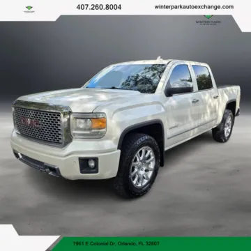 Blue 2015 GMC Sierra 1500 Crew Cab Denali Pickup 4D 5 3/4 ft for sale in Orlando, FL