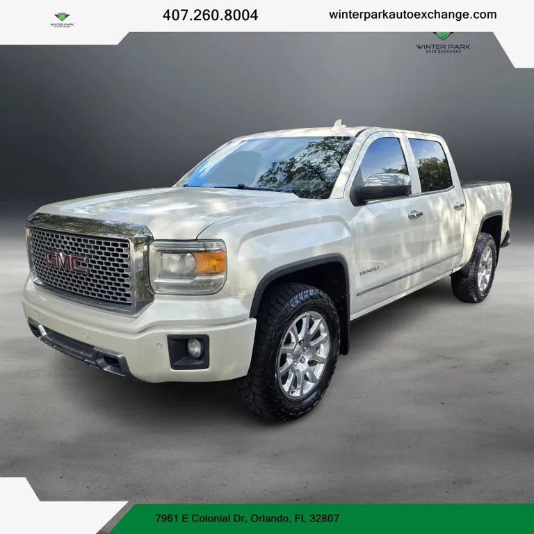 Blue 2015 GMC Sierra 1500 Crew Cab Denali Pickup 4D 5 3/4 ft for sale in Orlando, FL