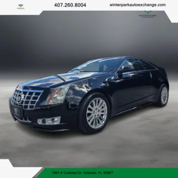 Black 2013 Cadillac CTS 3.6 Premium Collection Coupe 2D for sale in Orlando, FL