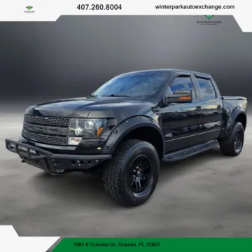Blue 2012 Ford F-150 SuperCrew Cab SVT Raptor Pickup 4D 5 1/2 ft for sale in Orlando, FL